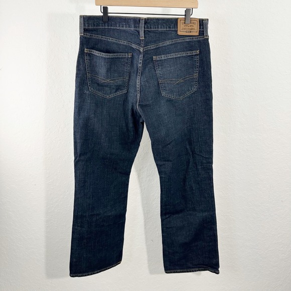 Levi Strauss Bootcut Dark Wash Denim Jeans Blue Men's Size W‎ 36 X L 30 - Picture 2 of 12